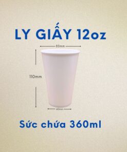 LY GIẤY 12oz