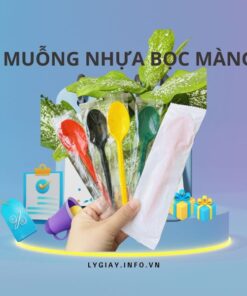 muỗng nhựa bọc màng