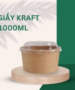 tô giấy kraft 1000ml