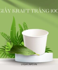 tô giấy kraft trắng 1000ml